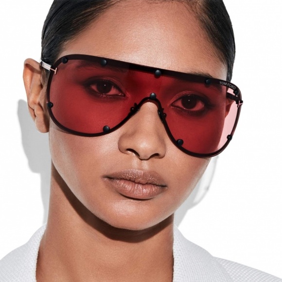 Tom Ford Raspberry Kyler Fashionista Glasses - Picture 1 of 5